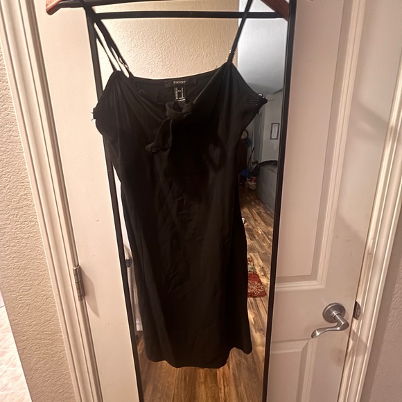 Forever 21 Black Tie-Front Dress - Picture 2 of 4